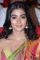 Pooja Hegde at Oka Laila Kosam Audio Launch